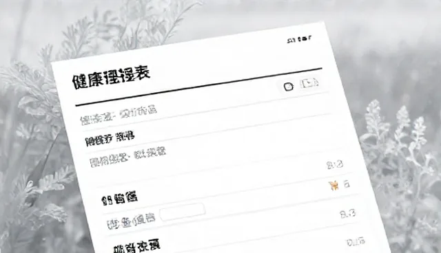 互动设计在健康管理中的健康评估检查要点