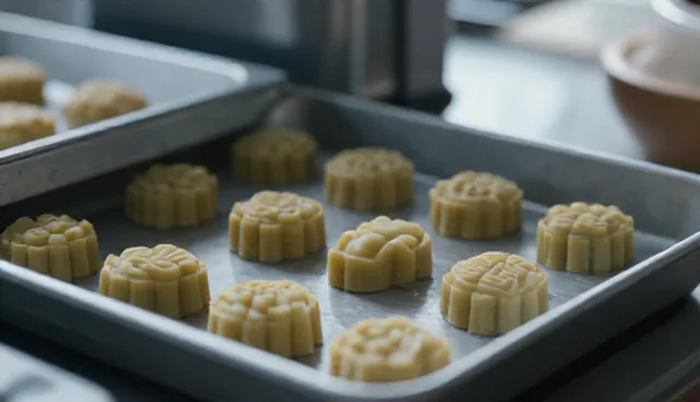 绿豆糕制作中的选料与成型环节解析