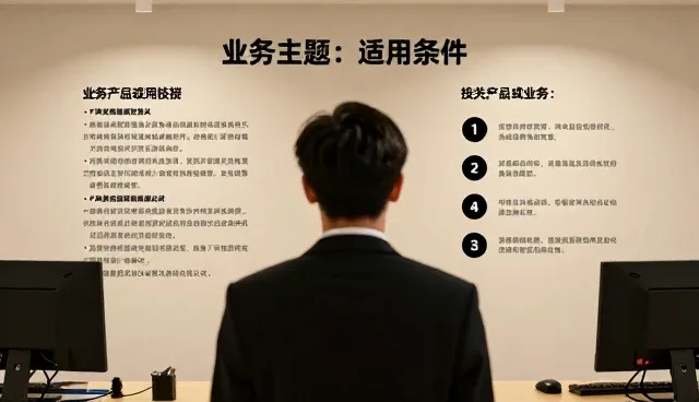 业务流程中的适用条件分析与处理建议