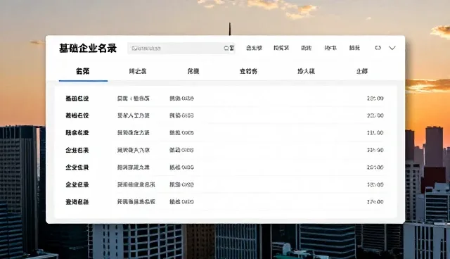 企业名录查询如何应对行业趋势变化