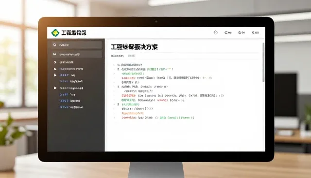 提升维护效率的关键策略与施工管理实践