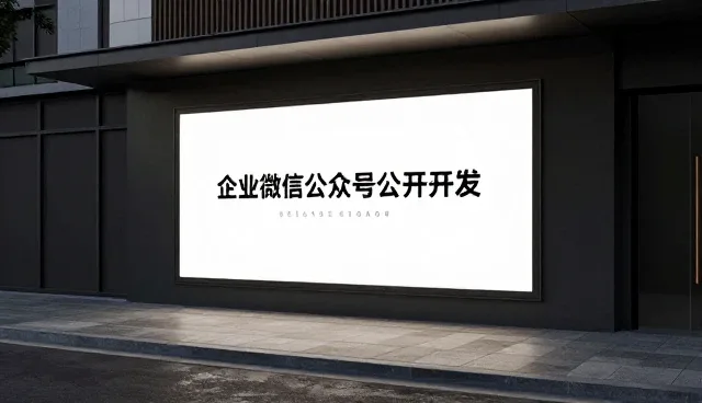 企业微信公众号在技术对接中的实际应用分析