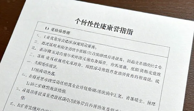 健康检查后如何选择个性化康复指导