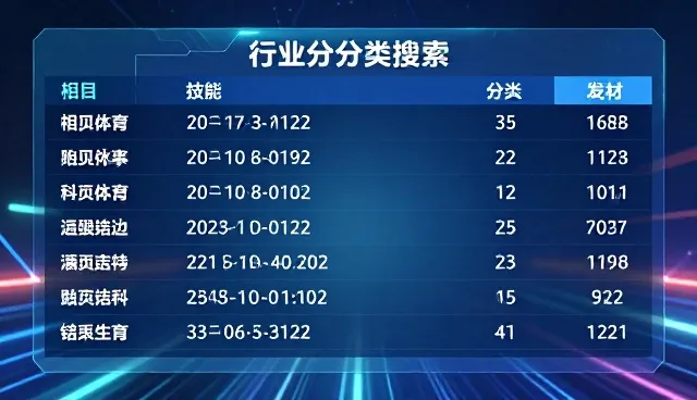制造行业分类检索工具的高效使用技巧与维护要点