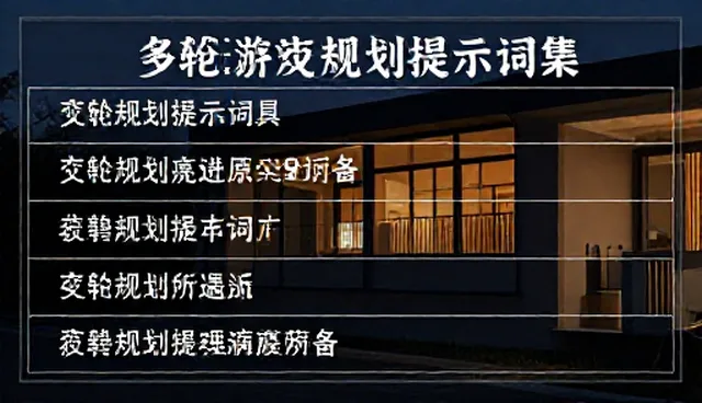 多轮规划提示词集在复杂任务中的应用分析
