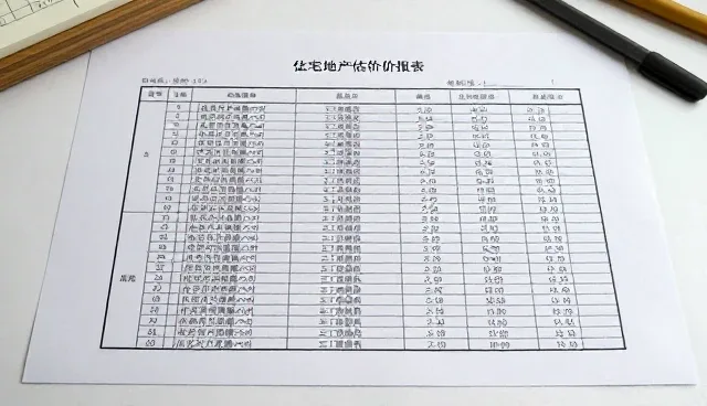 住宅地产估价报告的对比权衡环节解析