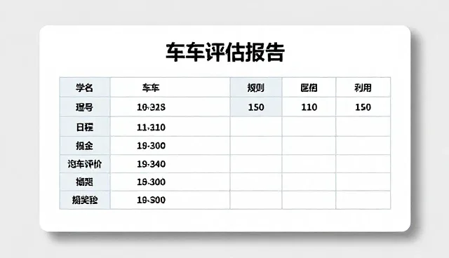 旧机动车评估流程优化的关键实践与建议