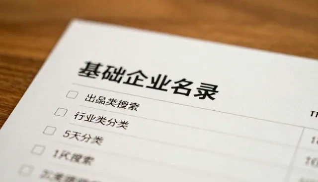 行业分类检索在基础企业名录查询中的实际应用与维护策略