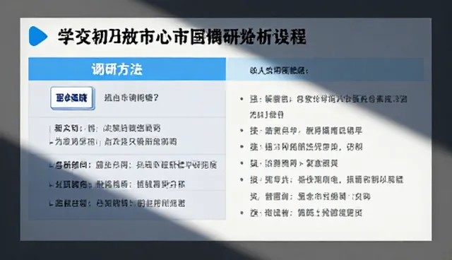 如何科学选择市场调研分析报告的调研方法