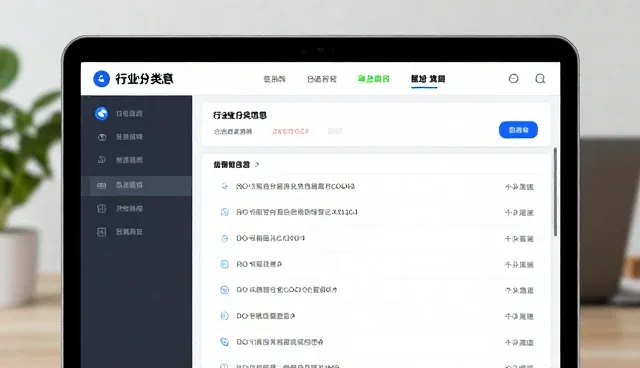 行业分类信息在多场景下的实际应用分析