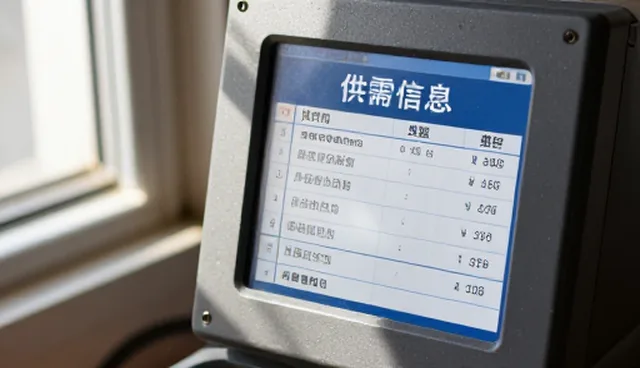 供需信息选择依据与适用条件说明