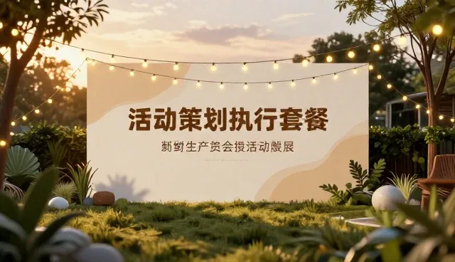 活动策划执行中的选型关注点与实际操作逻辑