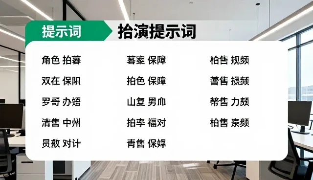如何选择适合的角色扮演提示词？