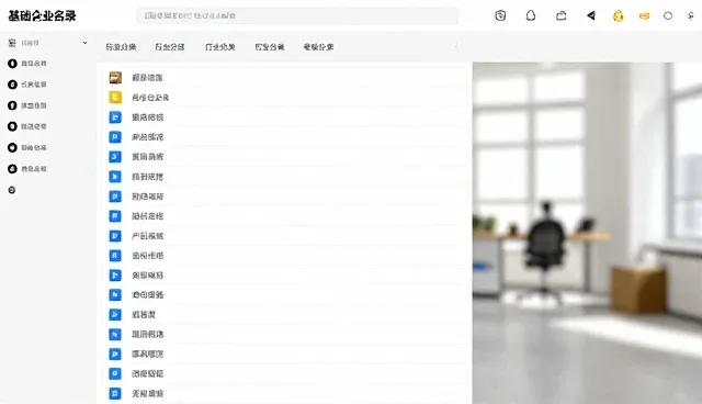 基础企业名录在行业分类导航中的实际应用与维护策略