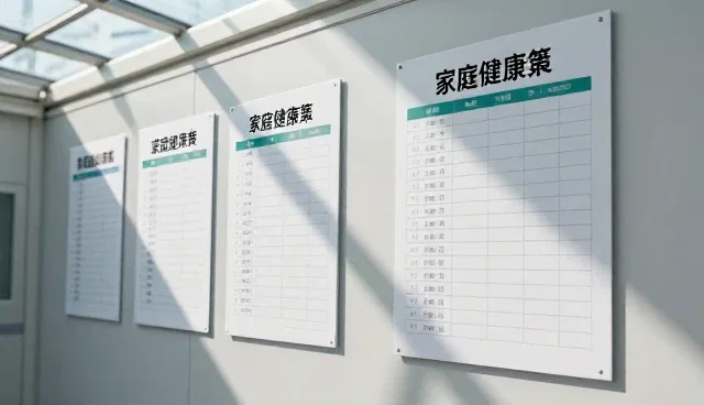 家庭健康档案选型中的适用条件分析