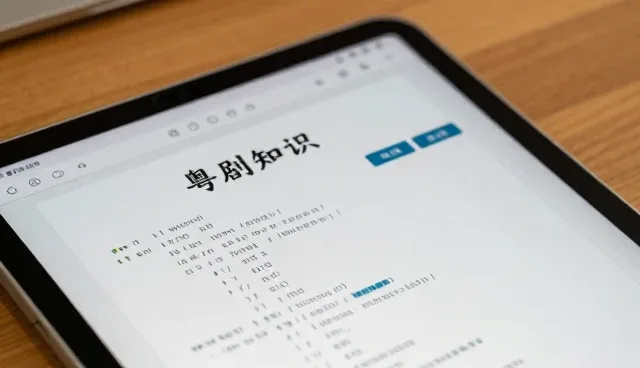 粤剧知识科普专栏如何提升内容吸引力