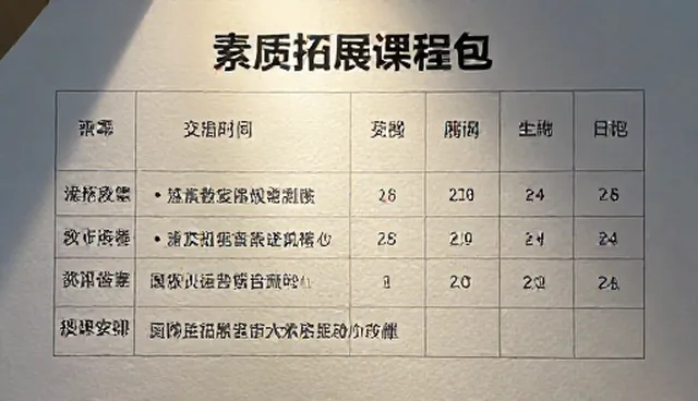学习规划在素质拓展中的性能与适用条件分析